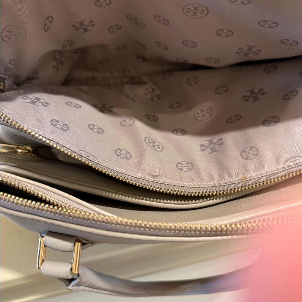 Tory Burch Gray Satchel Bag - Picture 8 of 9